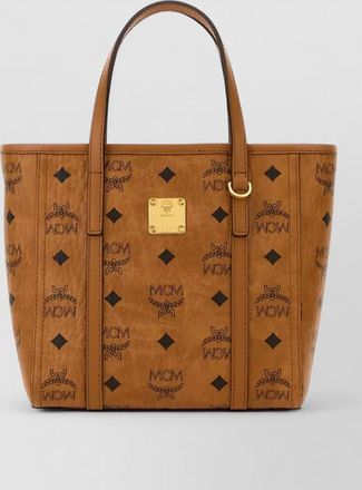 MCM toni small printed canvas tote bag