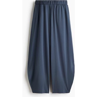 H&M Jersey balloon-leg pants in Dark Pigeon Blue at Nordstrom, Size X-Large