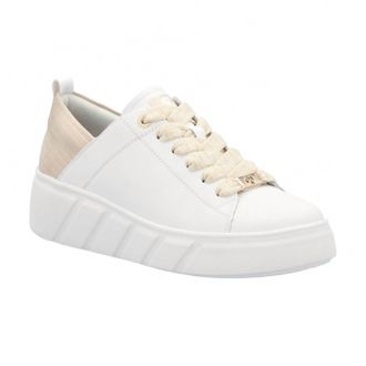 Rieker Womens W2602 Platform Sneaker In Weiss