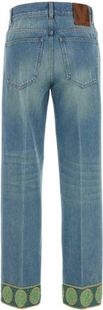 Valentino Garavani Womens Denim Jeans Blue Cotton