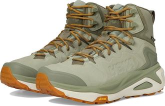Hoka One One Kaha 3 GTX(r) Mens Hiking Boots Sea Moss/Oat Milk : 10.5 D - Medium, Leather