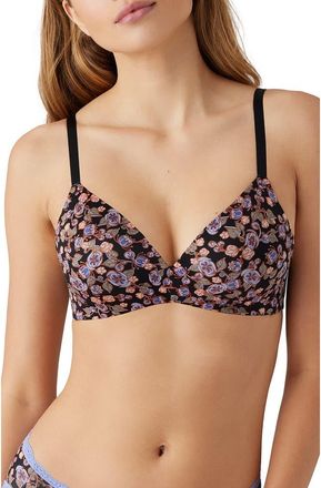 b.tempt'd by Wacoal Future Foundation Wireless T-Shirt Bra in Vintage Floral at Nordstrom, Size 34Dd