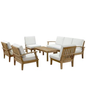 ModWay Discontinued Modway Marina 8-Piece Teak Outdoor Patio Set