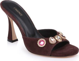 L'agence Avery IV Studded Mule in Mahogany at Nordstrom, Size 6.5