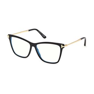 Tom Ford Glasses, female, Black, Size: 53 MM Ft6097B 001 Eyeglasses