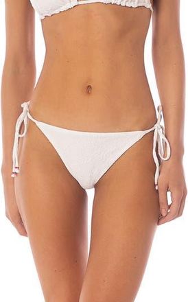 Maaji White Whisper Shinning Reversible Bikini Bottoms at Nordstrom Rack, Size Medium