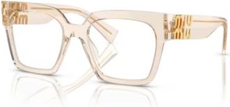 Miu Miu Stijlvolle UV-beschermende zonnebril - unisex - Brillen - Bruin - 52 MM - Accessoires
