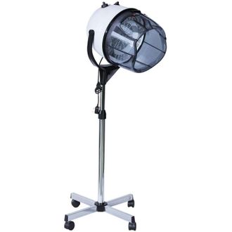 HOMCOM Homcom - Campana Casco Secador De Pelo 1180 W Secador De Peluqueria Con Capucha Y Tripode