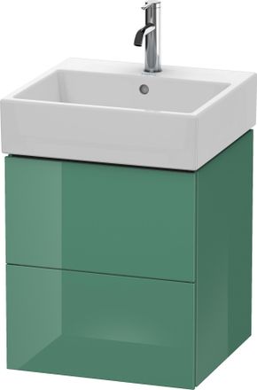 Duravit Duravit L-cube Mueble De Pared, 2 Cajones, 48,4 X 45,9 Cm, Para Vero Air 235050, Color: Jade Laca Alto Brillo - Lc627400303