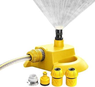 OEM Aspersor De C&eacute;sped - Aspersor De Agua Para Jard&iacute;n - Riego De C&eacute;sped - Rotaci&oacute;n Autom&aacute;tica - 22 X 21 X 10 Cm - Gris