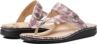 Finn Comfort Womens Finn Comfort Alexandria Thong Berry Treccia Slip On Sandals HTAT502
