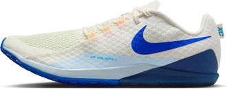 Nike Mens Zoom Rival Waffle 7 Road and Cross-Country Racing Shoes in White | II7400-100