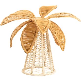 Coro Cora Palm Tree Candle Holder in Small Dark Natural at Nordstrom