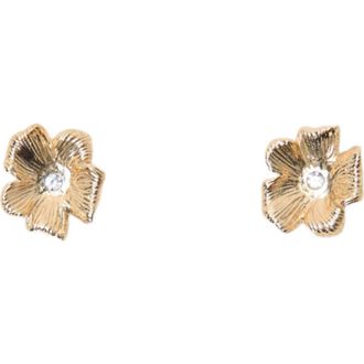 Maje Flower stud earrings in Gold at Nordstrom