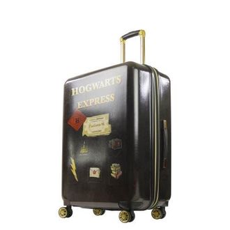 Ful WB Harry Potter Hogwart Express Hardside Printed Abs 29 Inch Luggage in Black at Nordstrom