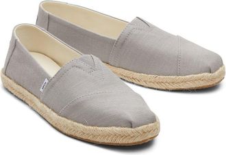 Toms Alpargata Touw 100% Katoen Dames Espadrilles Drizzle Grijs