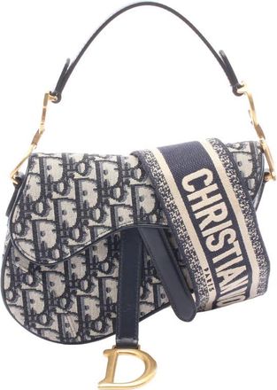 Dior Pre-owned Dior Mini Oblique Canvas Saddle Bag Ladies 6EBIKC0PWCAWDWUB