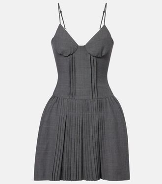 Shushu/Tong Pleated minidress