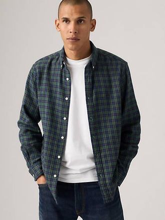 Levi's Authentic Button Down Shirt - Mens - XL - Multi Colour / Jordan Plaid Star Sapphire