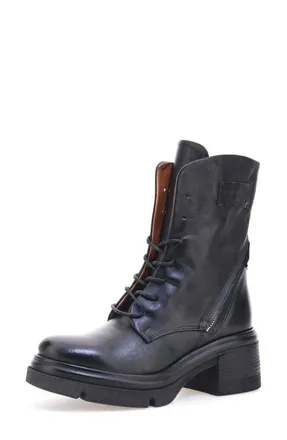 A.S.98 Eugene Lug Sole Bootie in Black at Nordstrom, Size 36