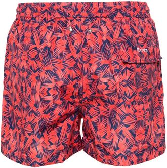 Kiton Womens Graphic-Print Swim Shorts Ss24 M