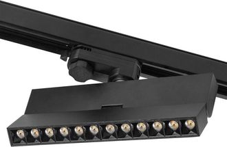 GreenIce Luminaria Lineal De Carril Led Trif&aacute;sico Epistar 5054 12w 1200lm Cct Regulable Triac [1916-tl-12w-3f-cct]