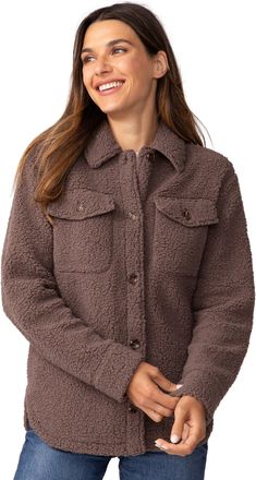 Free Country Womens High Pile Shacket
