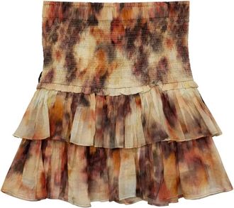 Isabel Marant Short Skirts, female, Multicolor, Size: L Naomi Mini Skirt