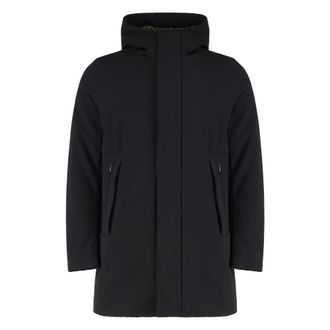 Roberto Ricci Design Down Jackets, male, Black, 2XL, Surflex Winter Eskimo Jacket