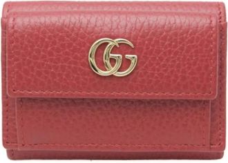 Gucci Pre-owned Wallets, female, Red, Size: ONE SIZE Pre-owned Leather wallets