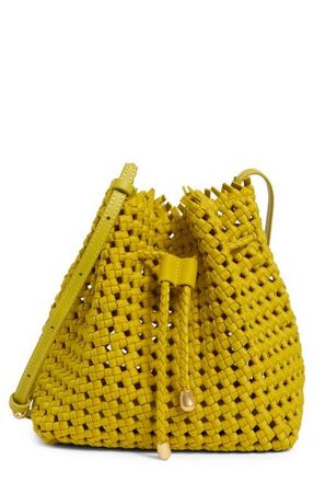 Naghedi Medium Mallorca Bucket Bag in Ochre at Nordstrom
