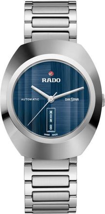 Rado DiaStar Original Automatic Bracelet Watch, 38mm in Blue at Nordstrom