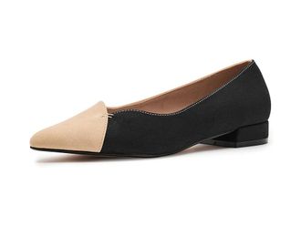 Journee Collection Carmin Womens Shoes Black/Sand : 9.5 M, Synthetic