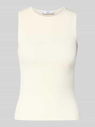 Mango Tanktop in Ripp-Optik Modell HERNAN in Offwhite, Gr&ouml;&szlig;e L