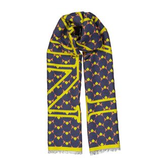 Lanvin Silk Scarves, female, Multicolor, ONE SIZE, Geometric Silk and Wool Scarf