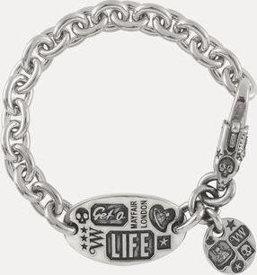 Vivienne Westwood Man. Lancelot Bracelet Silver Brass Men