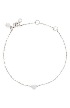 Kate Spade New York heart bracelet in Silver at Nordstrom