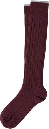 Brunello Cucinelli Calzini in cashmere - Rosso