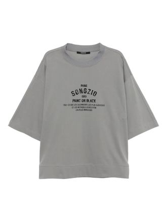 Songzio paint dolman T-shirt - Grey