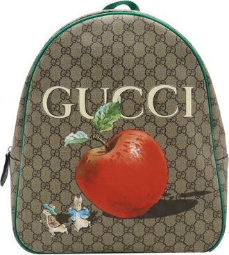 Gucci Pre-owned Gucci Peter Rabbit Childrens GG Supreme Apple Backpack Ladies WITNGYYNBSHSA75P