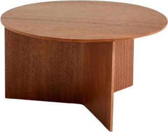 HAY Walnoot Ronde Sleuf Tafel - unisex - Tafels - Bruin - ONE Size - Home