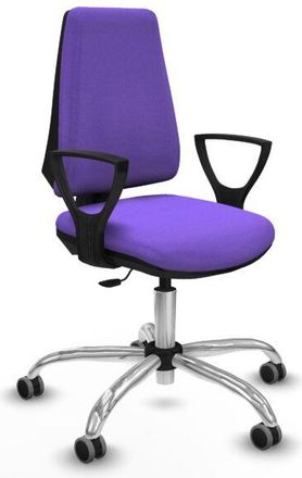 Piqueras y Crespo Piqueras Y Crespo - Elche Cp Bali Lila Brazos Fijos Base Cromada Ruedas Engomadas 65mm