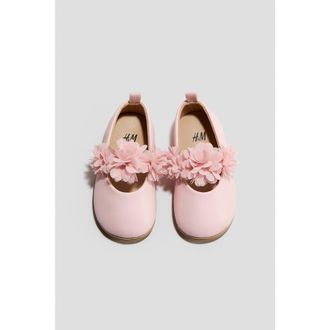 H&M Ballet Flats in Light Pink at Nordstrom, Size 5.5