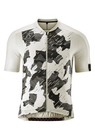 Gonso Radtrikot GONSO ARDOLE, Herren, Gr. S, grau (hellgrau), 84% Polyester, 16% Elastan, Rundhals, Trikots Radtrikot, Hoch atmungsaktive Mesheins&auml;tze, extr