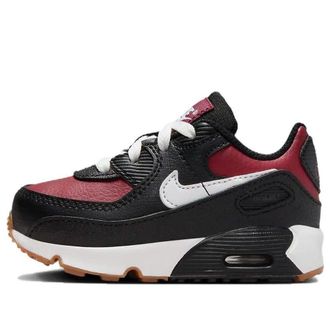 Nike (TD) Nike Air Max 90 Leather Black Team Red CD6868-024