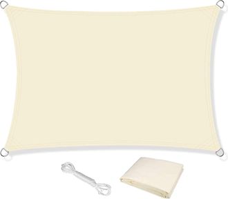 OEM 1 Voile DOmbrage, 2.5x3m Imperm&eacute;able, Protection Uv 98%, Tissu Hdpe 120gsm, Anneaux Inox, Pour Jardin Terrasse