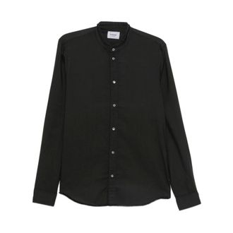 Dondup Heren, Overhemden, Zwart, Maat: 2XL Katoen