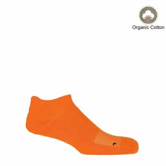 Peper Harow Organic Mens Trainer Sport Socks - Orange