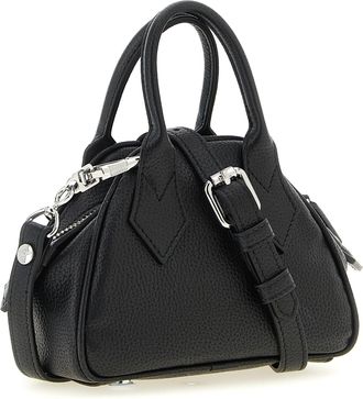 Vivienne Westwood Womens Yasmine Top Handle Bag Black Polyurethane