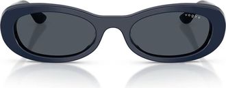 Vogue Sunglasses Vo5582 S 324087 Solid Blue/Dark Gray Womens